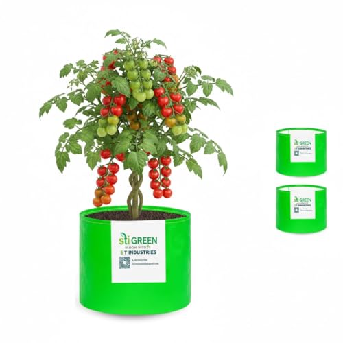 Image of HDPE Grow Bags 20X20 Inch (Pack of 3) | 260 GSM Plant Grow Bags UV-Protected Garden Bag | Growbags for Plants Terrace Gardening | Heavy Duty Plant Bag
