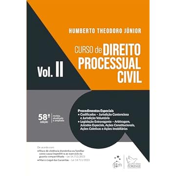 Capa do livro Curso de Direito Processual Civil - Vol. II: Volume 2