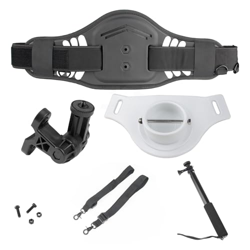 Lichifit �X�|�[�c�J�����p�x���g�}�E���g For GoPro/DJI Action�Ή��o�b�N�o�[ �E�G�X�g�X�g���b�v �A�N�Z�T���[�o���h�� 1/4�C���`�l�W���t�� ��l�̎��_�B�e�����j���O�A�o�R�A�n�C�L���O�A�T�C�N�����O�A���̑��̃X�|�[�c�ɃA�E�g�h