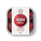 Umami Umeboshi 150gr, Ciruelas japonesas fermentadas con sal y Shiso, Hecho en Japón, Calidad artesanal