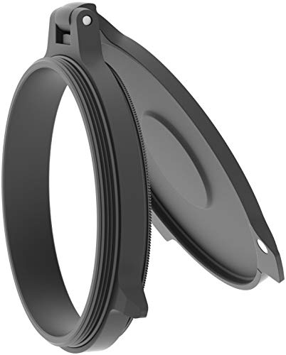 image for Leupold Alumina Flip Back Lens Cover 50Mm 59050, Black, Diameter: 50mm