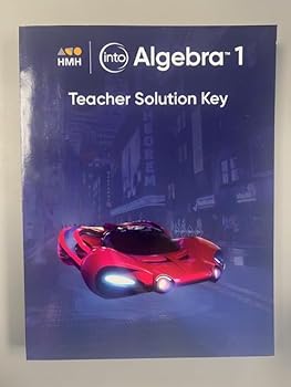 Workbook into Algebra 1 - Teacher Solution Key Book
