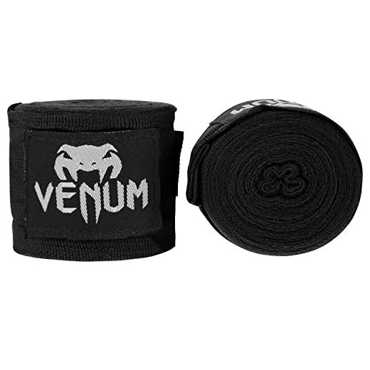Venum Erwachsene Bänder Kontact Handgelenk und Armschoner, Schwarz, 2,5m