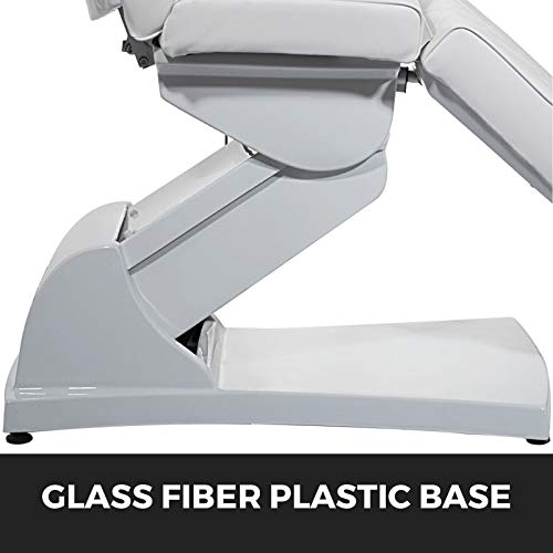 Vevor 4 Motors Electric Facial Chair Full Electrical Massage Table Dental Bed Aesthetic Adjustable Reclining Chair For Podiatry Tattoo Spa Salon All Purpose Bed Chair (White) #TOP7