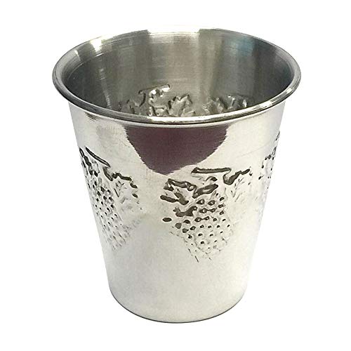 Mini Kiddush Cup - Stainless Steel - Non Tarnish - For Shabbat