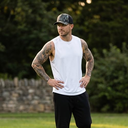 Image of TOP-EX Performance Baseball Hat for Men Water Resistant Golf Cap Running Cooling Snapback Laser Perforated