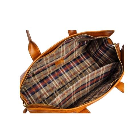 Fourre-tout en cuir véritable TOSCANA idéal pour vos week-ends