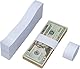 100Pcs Blank White Banknoten Bands für Bargeld, Banknote Papier Geld Cash Band Strap, selbstklebende Währung Riemen Papier Bands Bündel Bill Wrappers für Wraps Geld Organizing