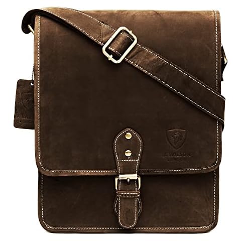 J. Wilson London Vintage Leather Messenger Bag Cover
