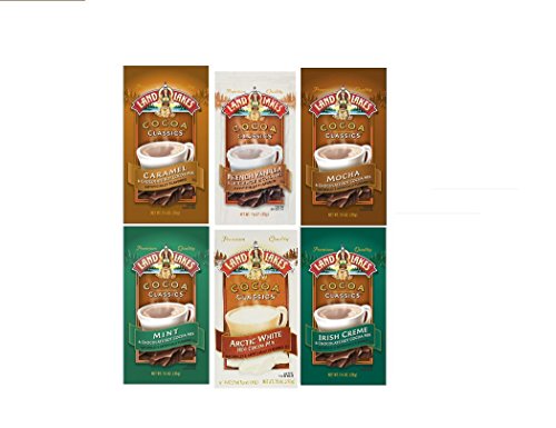 Limited Edition Land O Lakes Cocoa Classics Hot Cocoa Mix 6 Flavor Variety Seasonal Bundle- One 1.25 oz Packet Of Each Flavor