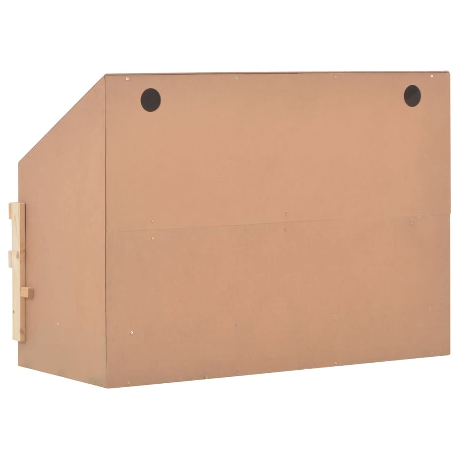 JUDYY Casetta Cova per Galline 3 Scomparti 93x40x65cm Legno di Pino,Casetta Cova per Galline,Pollaio per Galline-170655