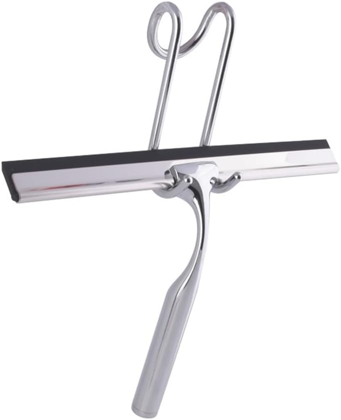 Zinc Alloy Glass Wiper Stainless Steel Window Scraper Car Bathroom Cleaning