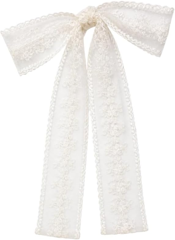Bag Scarf Lace Ribbon for Women, French Headband Hair Scarf, Belt for Dress and Purse