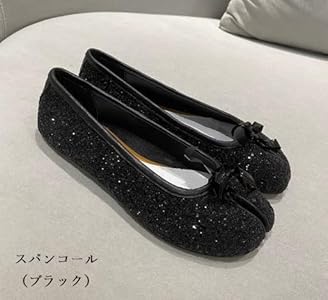Amazon | 足袋 パンプス 本革 牛革 レザー フラットシューズ バレエ