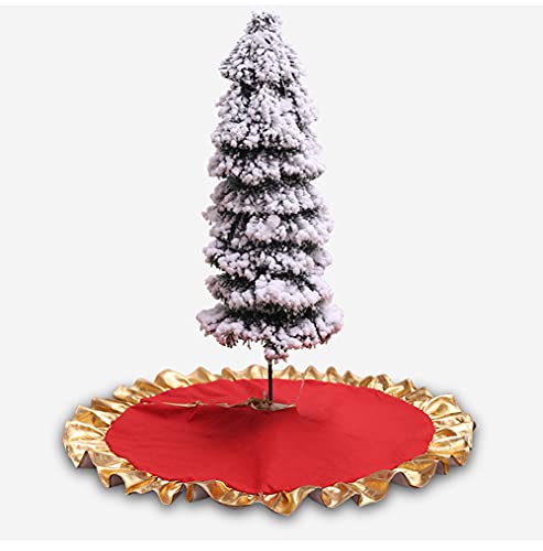DinQ Saia de árvore de Natal com materiais de decoração de Natal de 88,9 cm, materiais de decoração