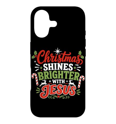 Shines Brighter With Jesus Faith ���p�O���t�B�b�N �N���X�`���� �X�}�z�P�[�X iPhone 17 �p
