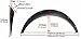 Universal Flexible Car Fender Flares Extra Wide Body Wheel Arches (4*Small)