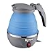 Faltbarer Camping Wasserkocher mit einem Silikonkörper 0,8 Liter nur 1000W • Silikon Tee Kessel Wasserkessel Küche Outdoor 0,8 L