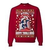 wild custom apparel Die Hard Nakatomi Plaza Christmas Party 1988 Ugly ChristmaS Sweatshirt COLLECTION 9, Red, Large