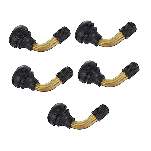 CLISPEED 5 Unidades 45 Boca De Válvula De Pneu a Vácuo Pneu De Carro Haste Da Válvula De 45 Graus Ex