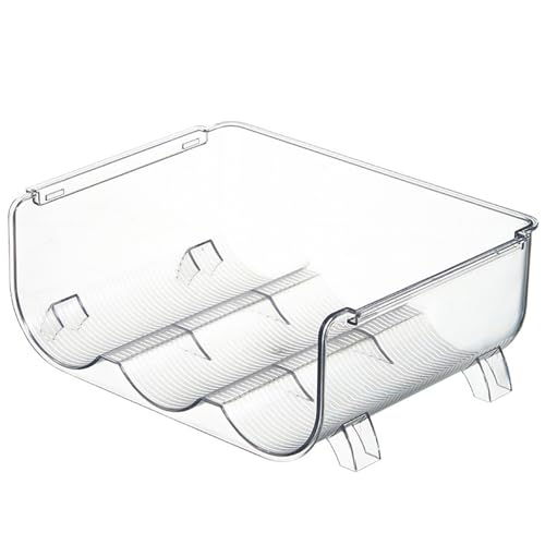 Soporte para botellas de plástico GERRIT apilable transparente miniatura 1