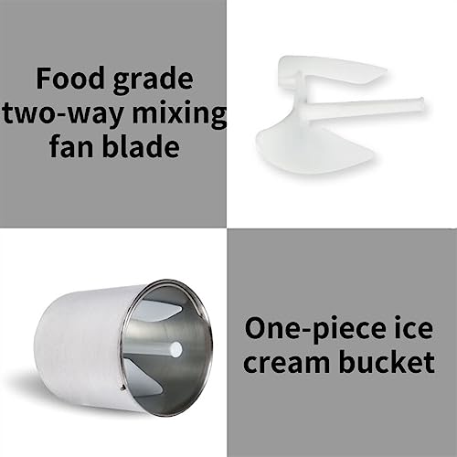 CASEGO Eismaschine für Zuhause oder gewerblich, Softeismaschine, Haushalts-DIY-Eismaschine für weiches Medium – Bild 6