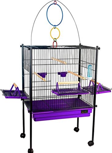 VIVEIRO PARA CALOPSITA TRIPLEX BLACK/LILÁS