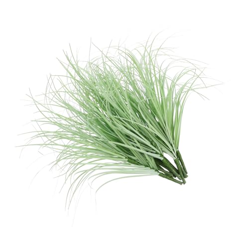 Alipis 12 Piezas Plantas Artificiales Plantas Al Aire Libre Vegetación Artificial Al Aire Libre Modelo De Decoración De Césped Artificial Centros De Mesa El Plastico Light Green