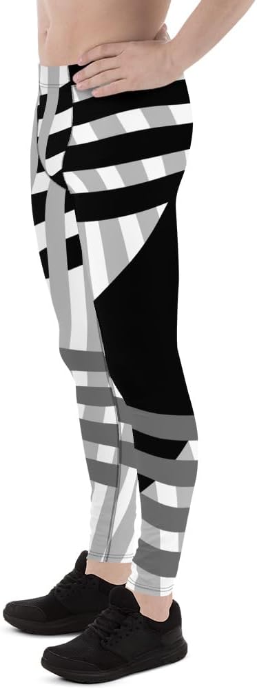 Black Artwork Activewear for Men