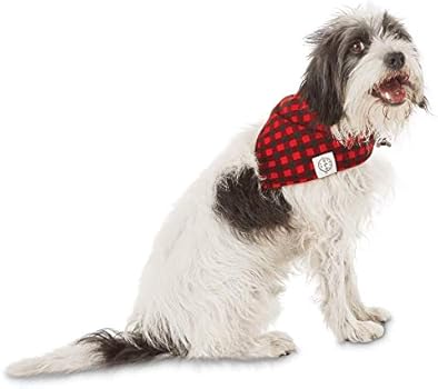 Amazon.com : Petco Brand - Bond & Co. Buffalo Checkered Dog Bandana, For  Neck Sizes 12-15, Small, Small/Medium : Pet Supplies