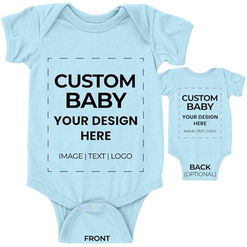 APPARELYN Custom Baby Bodysuit Design Your Own Body suit -
