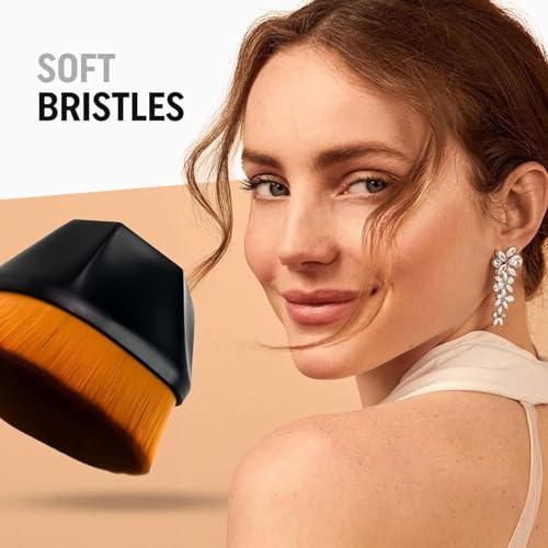 Image of SUNISA Soft Sponge with Makeup Brush For Liquid Foundation, Creams, and Powders, Latex Free Wet and Dry Makeup (1 Brush+ 4 Big + 3 Mini-7 Pcs set) With Plastic Jar (Sponge Jar with Mackup Brush)