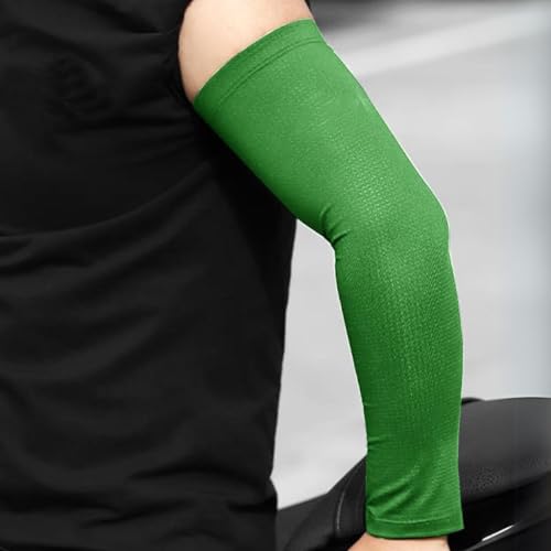 Manguito Protetor Mangas Mangote Proteção Solar Para Braços Ciclismo Motoqueiro Verde Bandeira