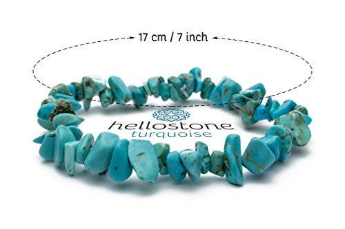 Bracciale da donna con schegge turchesi | pietra