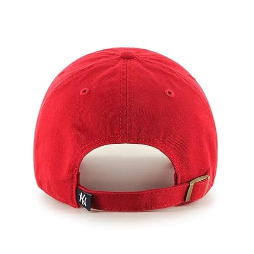 '47 New York Yankees Red Mlb Clean Up Cap - One-Size - 4