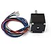 Iverntech Nema 11 Stepper Motor 28mm Body 1.8 Stepper Angle 0.8A 2 Phase 4-Lead with 50CM Cable for 3D Printer, CNC Machine and Robotics