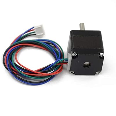 Iverntech Nema 11 Stepper Motor 28mm Body 1.8 Stepper Angle 0.8A 2 Phase 4-Lead with 50CM Cable for 3D Printer, CNC Machine and Robotics