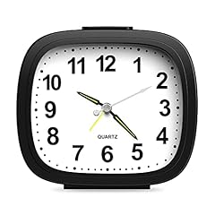 LOFICOPER Analog Alarm Clock, Silent Analog Alarm Clock, Non Ticking Bedside Clock with Night LOFICOPER Analog Alarm Clock, Silent Analog Alarm Clock, Non Ticking Bedside Clock with Night item