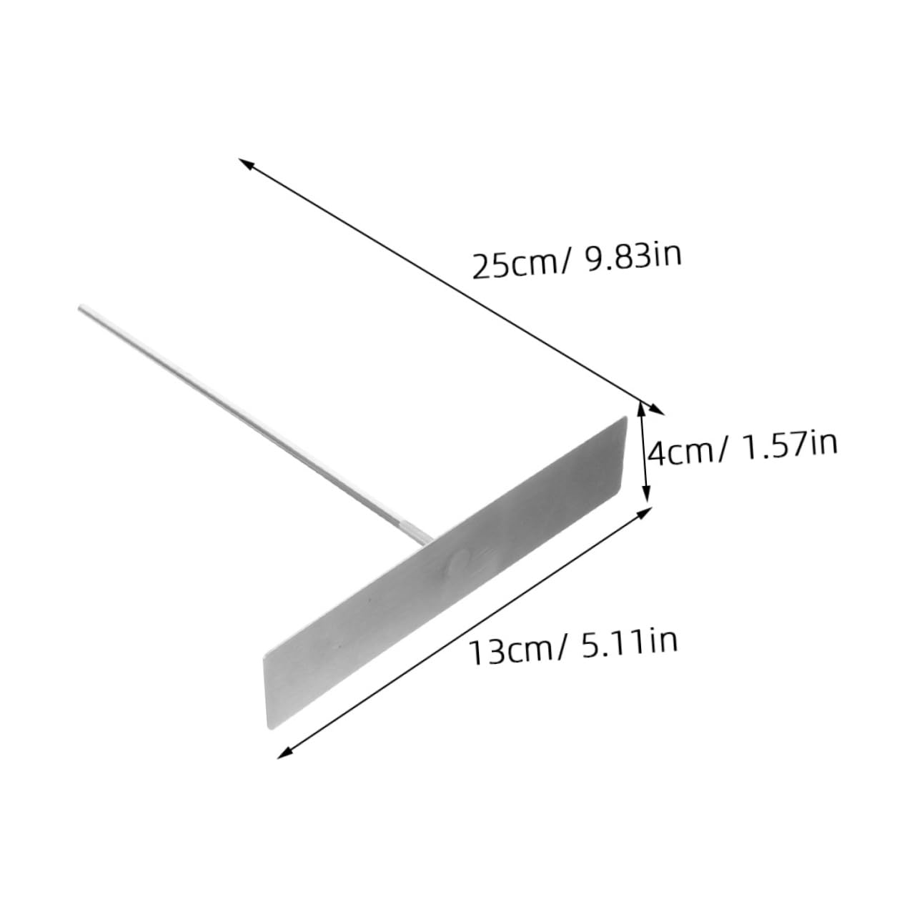 BESPORTBLE Coal Ash Shovel Heavy Duty Ash Rake for Grill Metal Scraper Tool for Kitchen Home Scraper for Fireplace