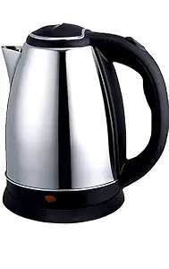 Generic KET-005 Stainless Steel Electric Kettle Multipurpose Extra Large Cattle Electric with Handle Hot Water Tea Coffee Maker Water Boiler, Boiling Milk (Black, 2 Liter)