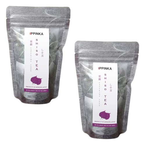Japanese Herbal Shiso Tea - 2 Packs (10 Tea bags x 2)
