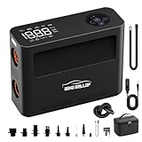 Paddle Board Pump Tire Inflator Portable Air Compressor 3X Faster Electric Air Pump 150PSI SUP Air Pump 300L airflow/min Air Pump for Car Tires Suitable All Model Tire, Tent, Air Bed, Float (Black)