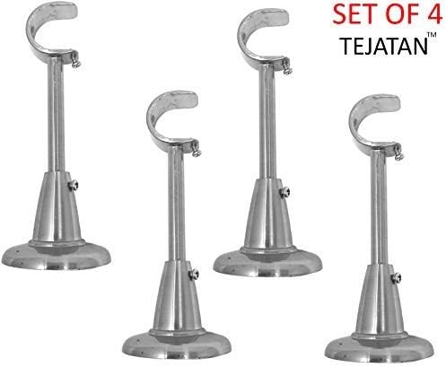 TEJATAN Curtain Bracket Classic (Set of 4, Silver)