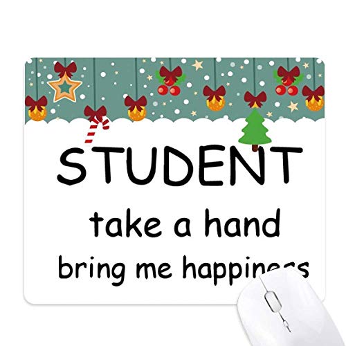 Tapis de souris de bureau Student décoratif de Noël pour le travail