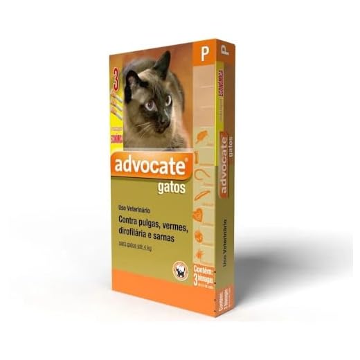 Antipulgas Combo Advocate para Gatos de até 4kg 0,4ml