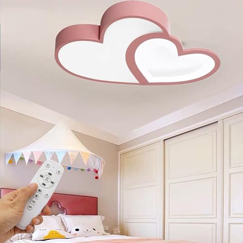 【Costruita per durare】 ferro e acrilico di alta qualità con un processo di verniciatura al forno rendono il Lampada da soffitto a forma di cuore LED resistente al calore, agli urti e non facile da sbiadire, riducendo la frequenza di sostituzione delle lampade.