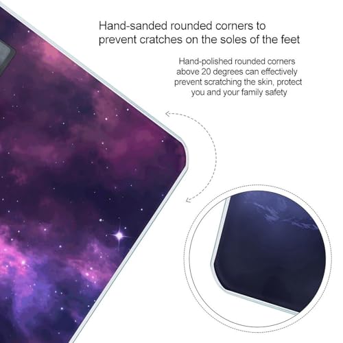 Báscula Digital para Baño Magic Galaxy Sky Morada miniatura 4