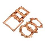 Mini marcos de material de resina: fabricados con resina liviana resistente, estos marcos son fáciles de transportar y exhibir, lo que los hace adecuados para mostrar recuerdos , marcos de fotos pequeños vintage, mini marco de fotos de resina vintage