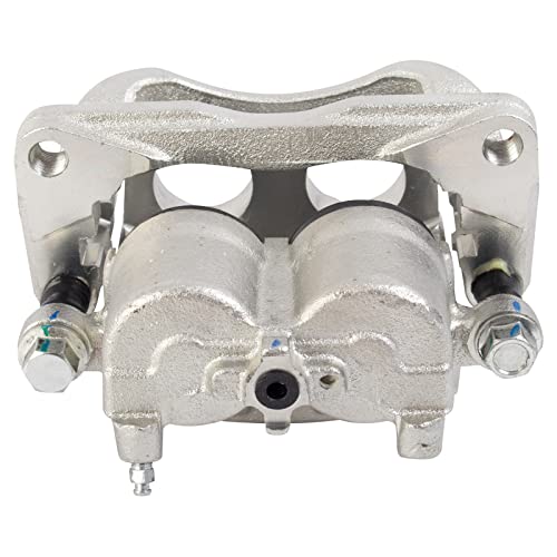 Image of TRQ Front Right Brake Caliper w /Bracket Passenger Side | For 2007-2009 Ford Edge 2007-2008 Lincoln MKX 2007-2012 Mazda CX-7