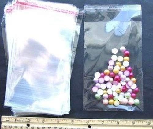 1000pc Self Adhesive Resealable Clear Plastic Cellophane Poly Bag 4"x 6" (cello-F) US Seller